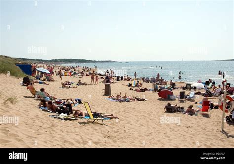 halmstad tylosand beach beaches sweden swedish baltic sea sunbathing ...