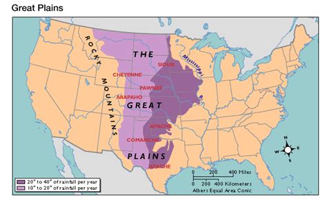 The Great Plains map | Great plains, Native american projects, North ...