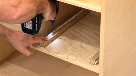 How To Make Wood Drawer Slides