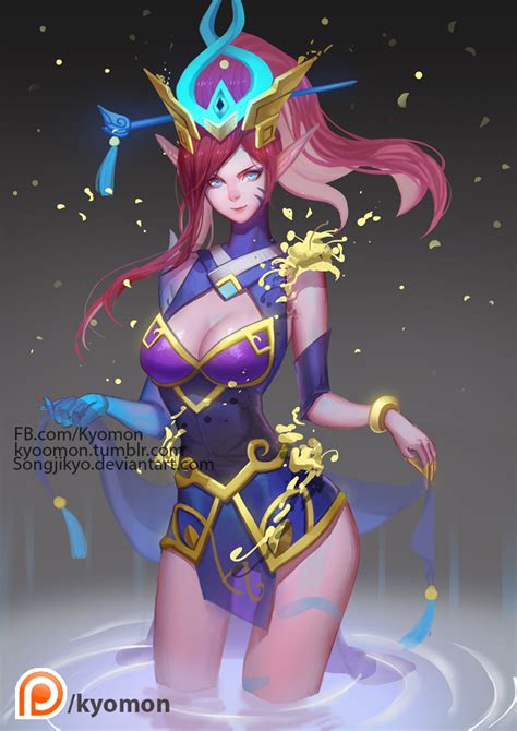 Lunar Wraith Caitlyn (Patreon) by SongJiKyo on DeviantArt