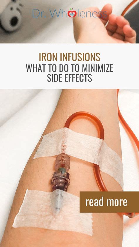 Iron Infusions: How to minimize side effects