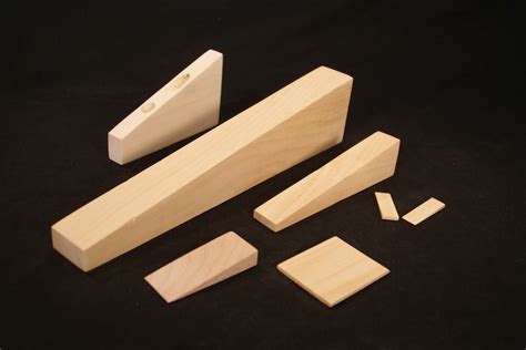 Wood wedges and corner blocks in Custom Sizes and Shapes | H A Stiles