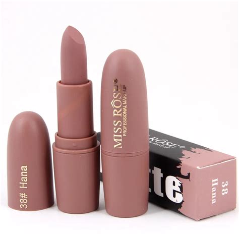 MISS ROSE Lipstick Matte Lip Batom 22 Color Nude Waterproof Long Lasting Sexy Moisturizer Women ...