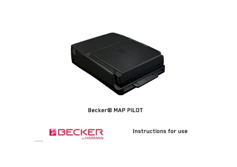 (PDF) MAP PILOT enUS€¦ · The Becker® MAP PILOT consists of the basic ...