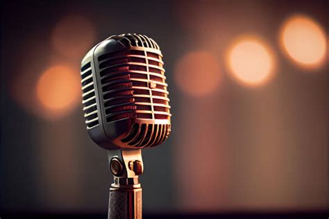 Microphone On Stage Photography