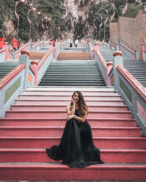 Batu Caves and the Rainbow Stairs - the most Instagrammable spot in Kuala Lumpur @trishbhatt ...