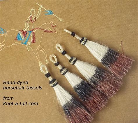 Pin on Horsehair tassels