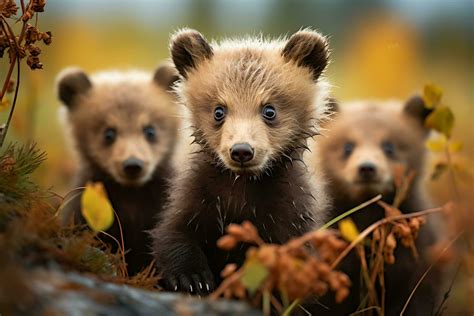 Grizzly bear mother and cubs. HD Quality Razor sharp images. Ai ...