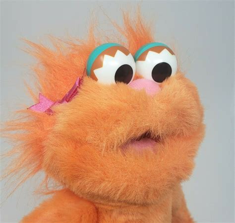 14" VINTAGE 1994 APPLAUSE ZOE ORANGE SESAME STREET STUFFED ANIMAL PLUSH TOY DOLL - Other