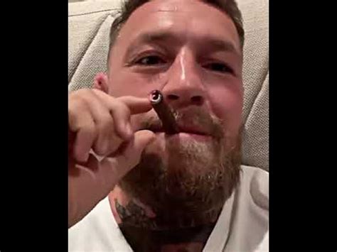 Conor McGregor Lights up Cigar | Smoking and Relaxing Conor mcgregor ...