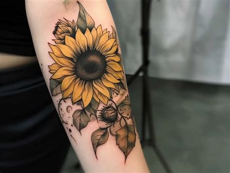 Sunflower Tattoo Meaning Revealed + Designs