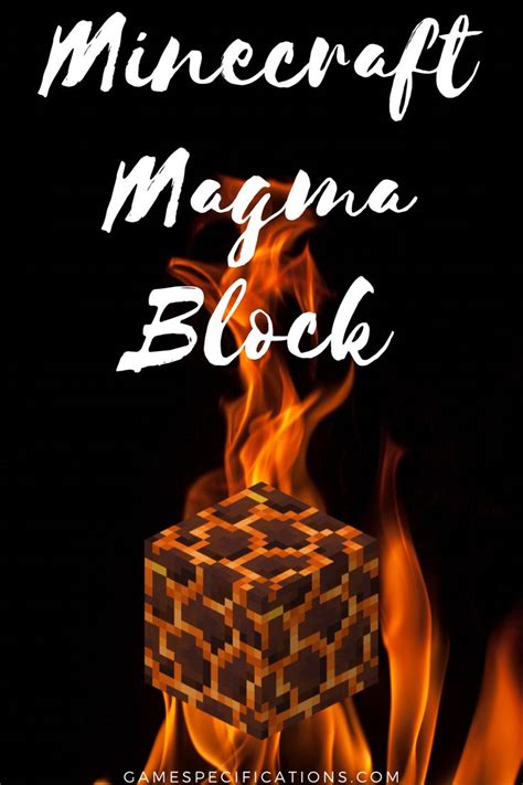 Every Stunning Detail About Minecraft Magma Block in 2021 | Minecraft, Underwater ruins, Magma