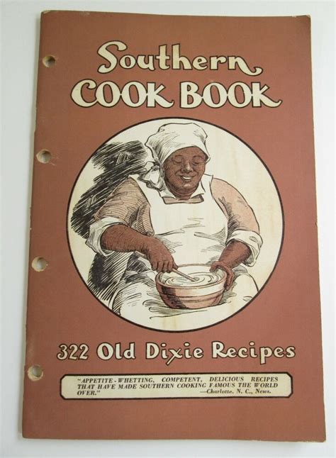 1939 SOUTHERN COOKBOOK 322 OLD DIXIE RECIPES by Lillie Lustig | Autori