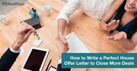 How to Write a Perfect House Offer Letter to Close More Deals | myRealPage Blog