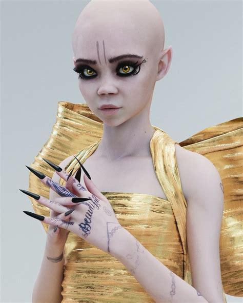 Grimes on evolving her digital self into WarNymph | Alien concept art ...