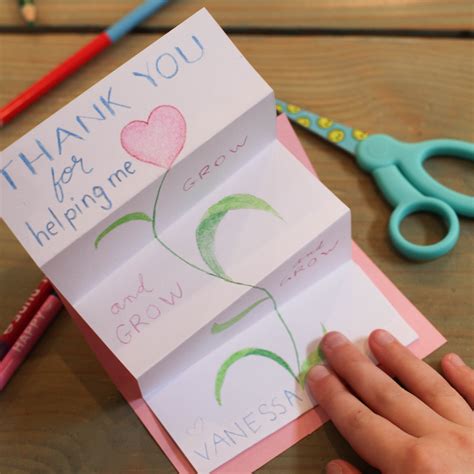 Homemade Thank You Cards For Teachers