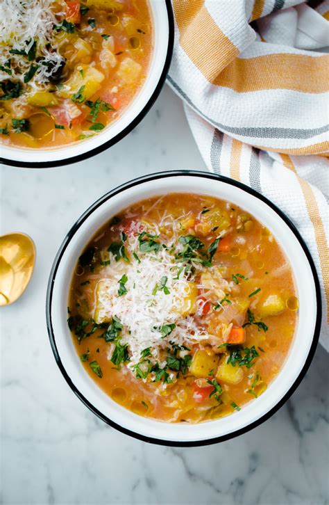 Slow Cooker Winter Vegetable Soup with Split Red Lentils - A Beautiful Plate