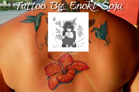 Hibiscus Flower Tattoo by Enoki Soju by enokisoju on DeviantArt