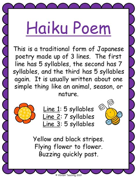 Types of Poems for Kids to Read and Write - Vibrant Teaching