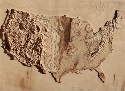 These 3D-Cut Wooden Maps Are Made Using Satellite Data - Bloomberg