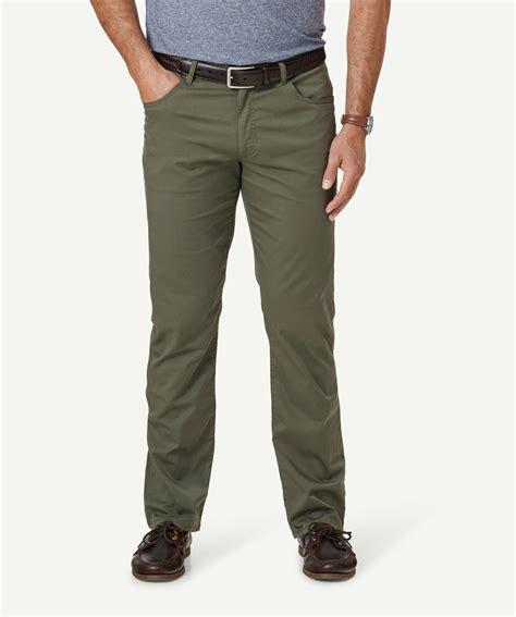 Featherweight Five Pocket Pants - Khaki | Casual Pants | GAZMAN