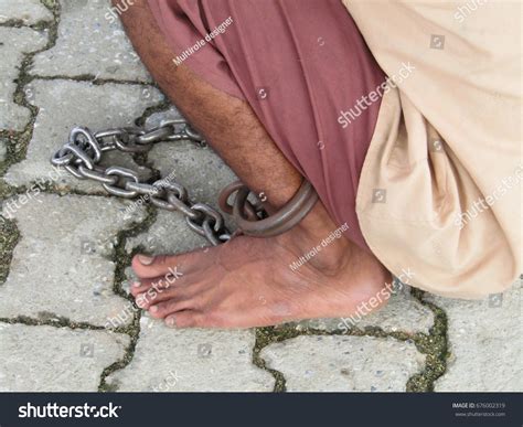 Ankle Prisoner Chained Stock Photo 676002319 | Shutterstock