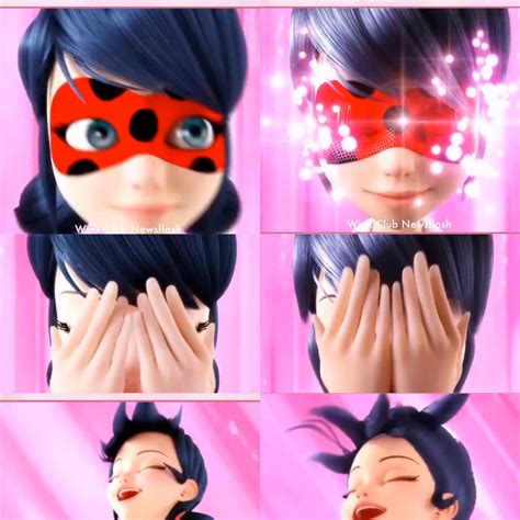 I noticed that the animation for the ladybug transformation in the episode Animaestro is ...