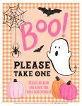 Printable "Please Take One" Halloween Sign - Happiness is Homemade