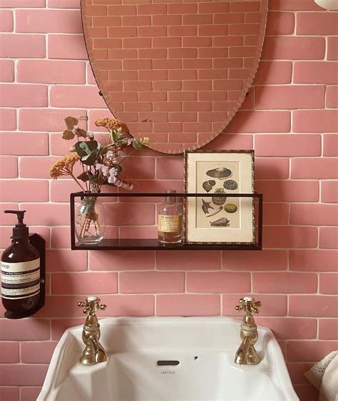 Pink Tiles Bathroom Ideas - Interiors By Color