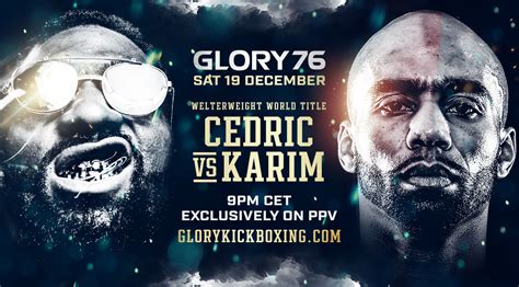 Cedric Doumbe defends the strap against Karim Ghajji at GLORY 76 – BOEC.COM