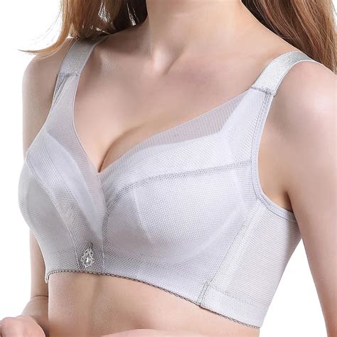 52 50 48 46 44 42 40 C D Cup Thin Lace Wireless Push Up Bra Big Size ...