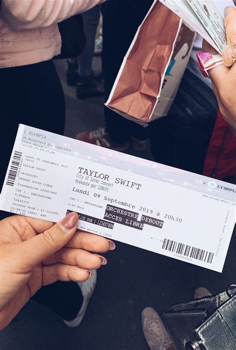 Printable Taylor Swift Ticket