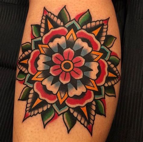 Pin by Jaqualyn Moore on Tatuajes | Old school tattoo designs, Traditional mandala tattoo ...