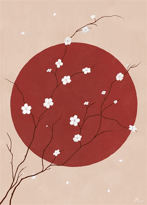 Japan cherry blossom on Behance
