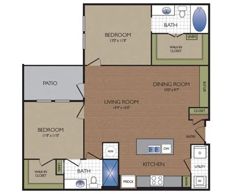 Floor Plans | Apartments Near DFW Airport | StoneLedge Apartments ...