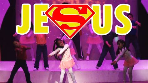 Jesus You're My Superhero - Kids Praise Dance - Hillsong Kids - YouTube