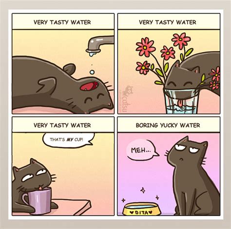 15 Comics Show Why It's Never Boring To Live With A Cat | DeMilked