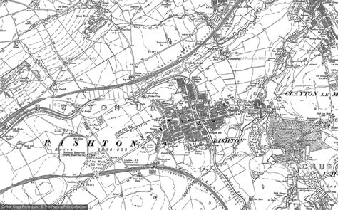 Old Maps of Rishton, Lancashire - Francis Frith