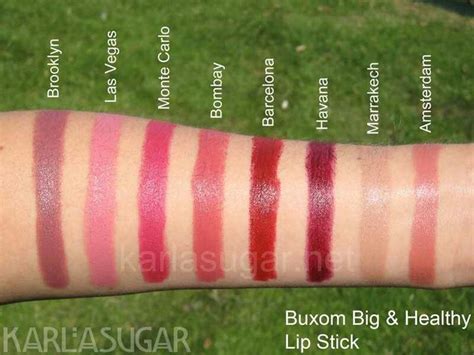 Buxom Lipstick swatches! | Buxom, Healthy lips, Healthy lipstick