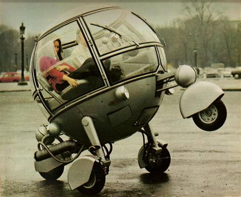 1960's Gyro Automodule car of the future concept : r/RetroFuturism