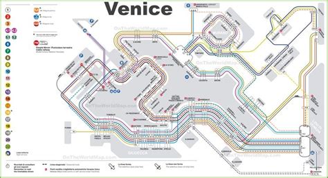 Venice transport map | Venice map, Venice travel, Venice