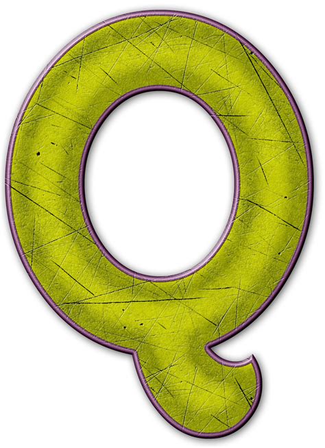Q.. ‿ Abc, Halloween Scrapbook, Symbols, Lettering, Green, Color, Design, Alphabet, Texture