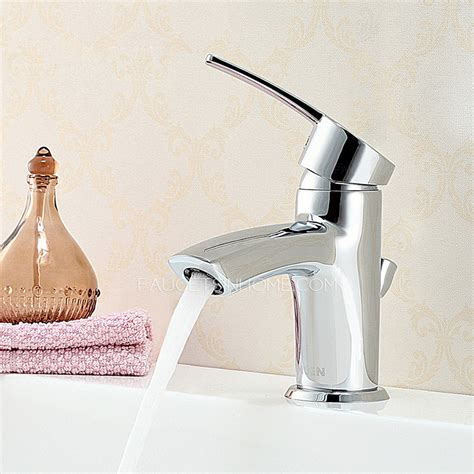 Designer Faucets Bathroom Sink Silver Brass