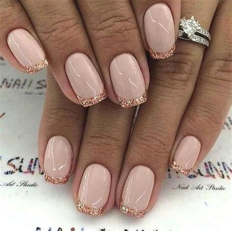 10 Elegant Rose Gold Nail Designs That You Should Try #NailColor | Rose ...