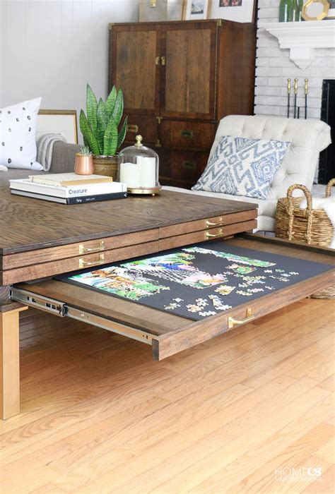 20+ Jigsaw Puzzle Coffee Table With Drawers – The Urban Decor