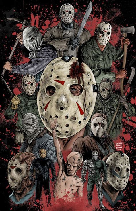 Friday the 13th | Horror artwork, Horror posters, Horror movie characters