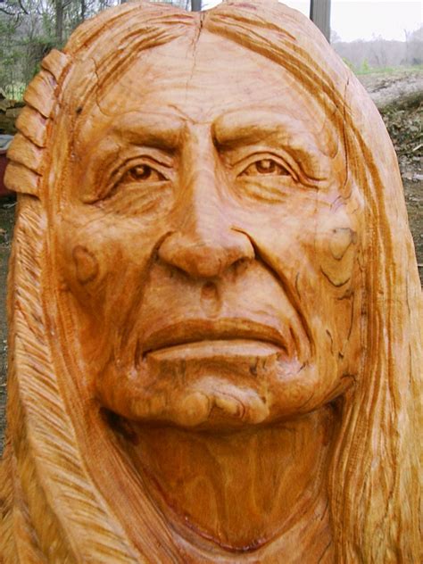 Carving The Native American Face - Rechargeable batterie scr123