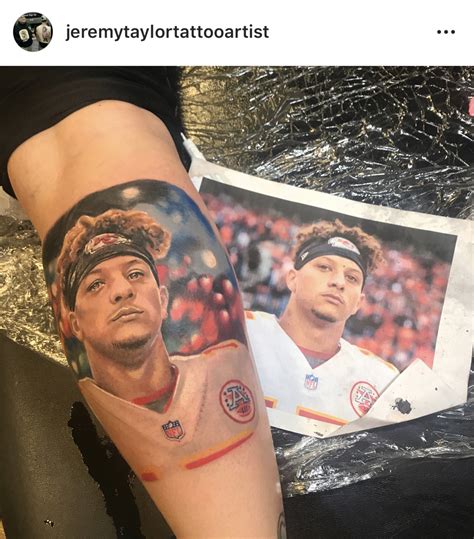 Update more than 78 patrick mahomes tattoo on leg latest - in.cdgdbentre