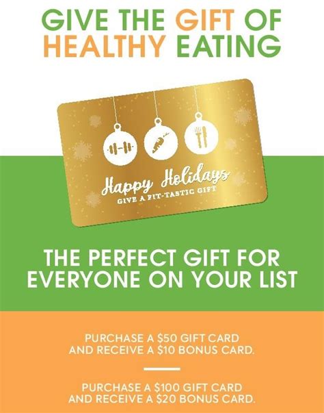 GIVE THE GIFT OF HEALTHY EATING! – Fit Foodz Cafe – Healthy Gluten Free Food in Boca Raton