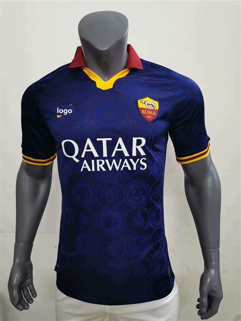 2019-20 Player Version adult A.S.Roma 3rd away football jersey soccer shirt